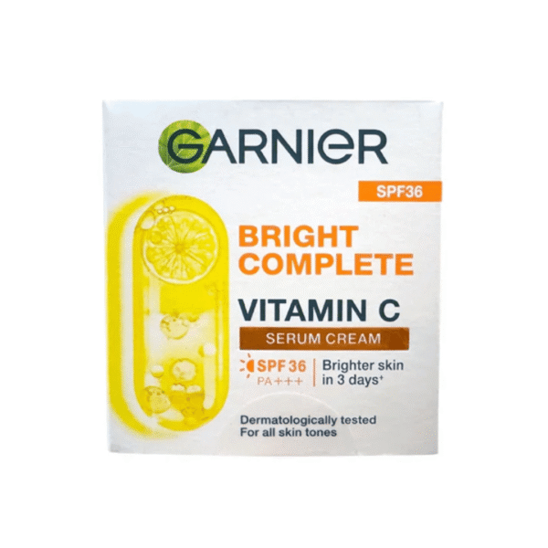 Garnier Bright Complete Vitamin C Serum Cream SPF36 50ml (Made In Indonesia)