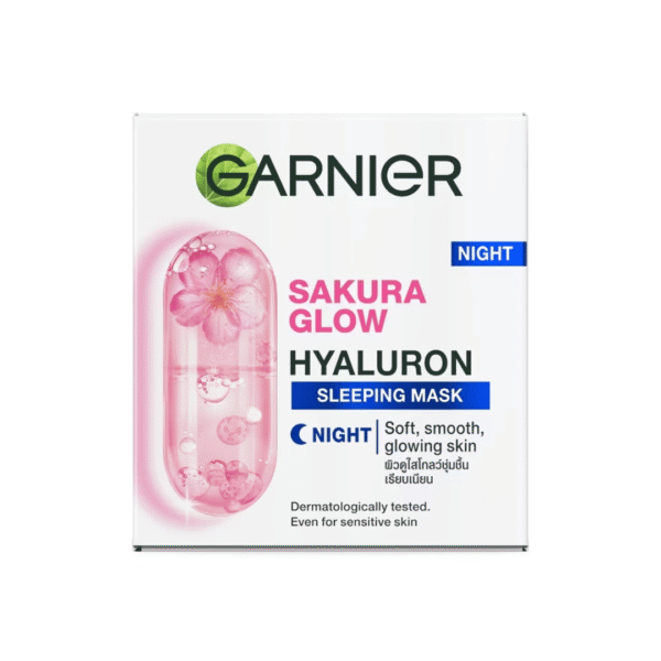 Garnier Sakura Glow Hyaluron Sleeping Mask 50ml (Made In Idonesia)