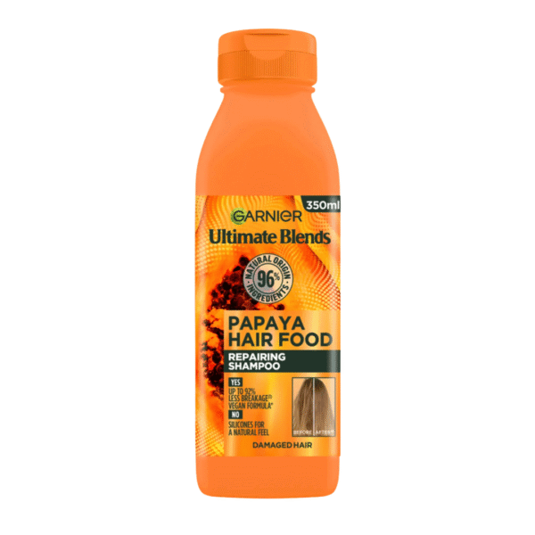 Garnier Ultimate Blends Hair Food Papaya Shampoo – 350ml (Made In Italy)