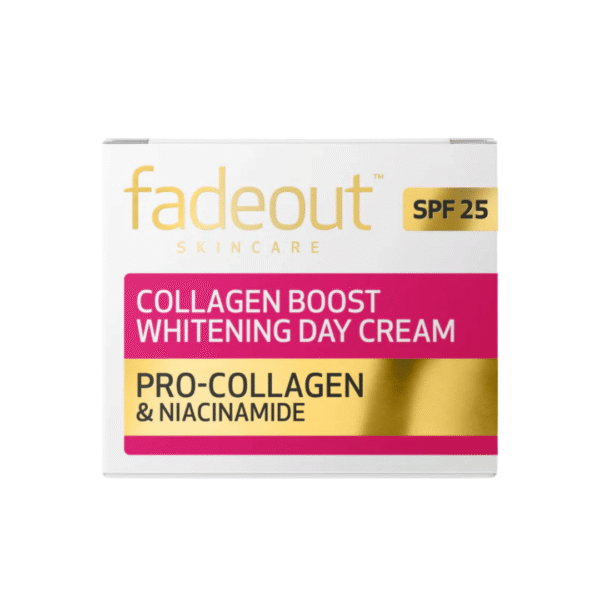 FADEOUT Skincare Collagen Boost Pro-Collagen & Niacinamide Whitening Day Cream 50ml (Made In UK)
