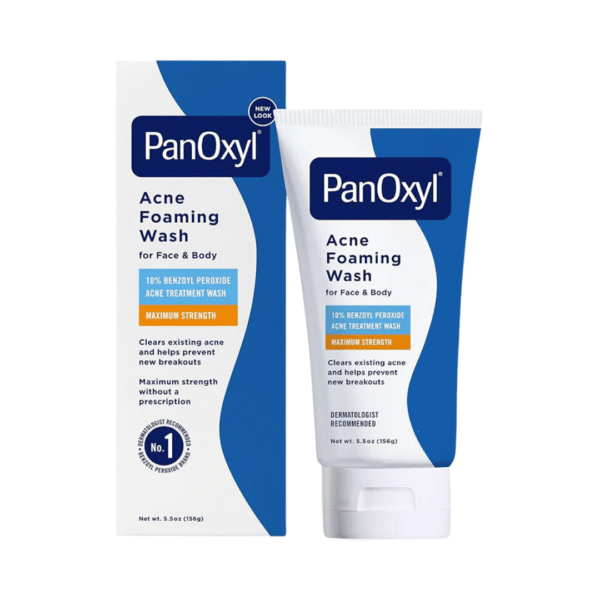 Panoxyl Acne Foaming Wash Benzoyl Peroxide 10% Maximum Strength156g (Made In USA)