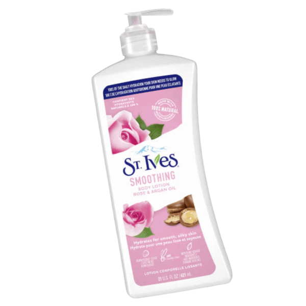 St. Ives Smoothing Rose & Argan Oil Body Lotion 621ml (Made In USA)