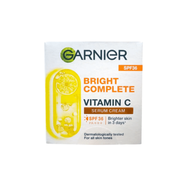 Garnier Bright Complete Vitamin C Serum Cream SPF36 50ml (Made In Indonesia)