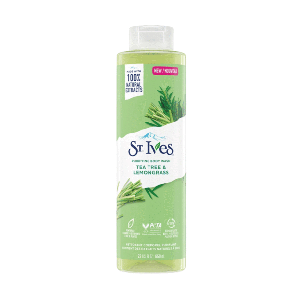 St. Ives Tea Tree & Lemongrass Purifying Body Wash 650ml (Made In USA)