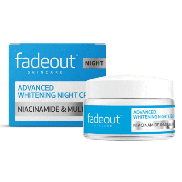 FadeOut Advanced Whitening Night Cream 50ml (Made In UK)
