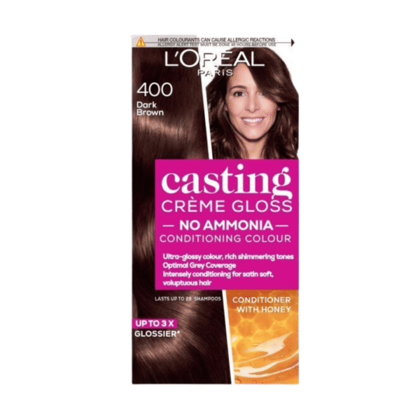 Loreal Casting Creme Gloss 400 Dark Brown (Made In Belgium)