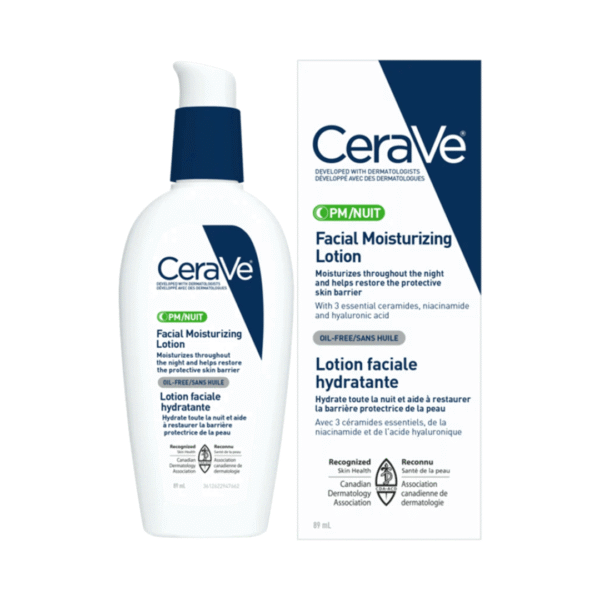 CeraVe PM Facial Moisturizing Lotion 89ml (Made In USA)