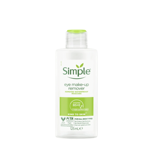 Simple Conditioning Eye Make-up Remover 125ml (Made In UK)